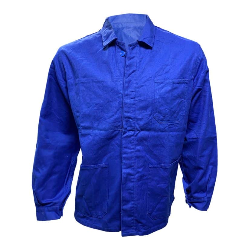 veste bleu de travail